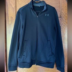 Men’s Black Under Armour Zip Up Sweatshirt